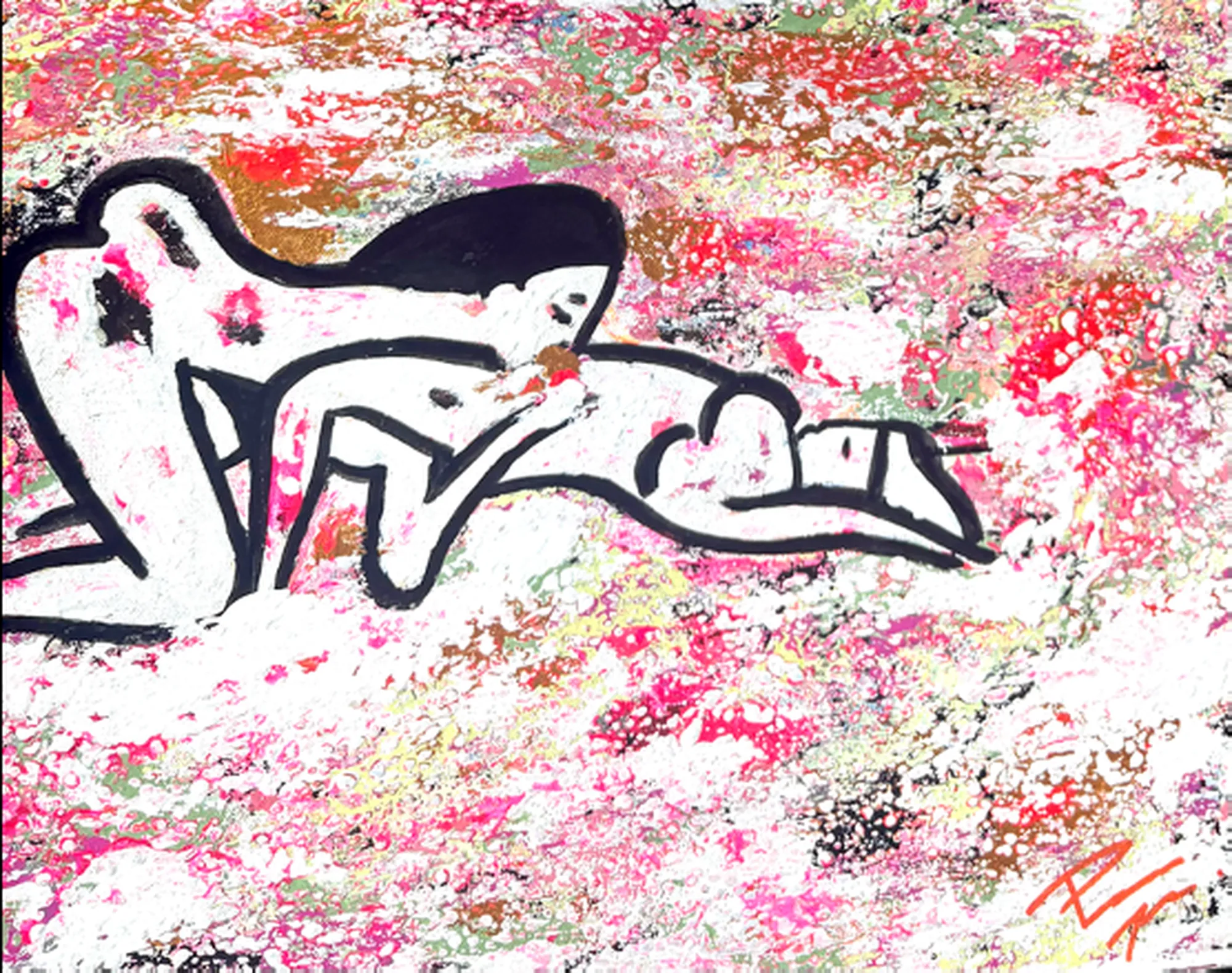 peinture contemporaine à Paris – Paolina Mendes – PASSION PURE